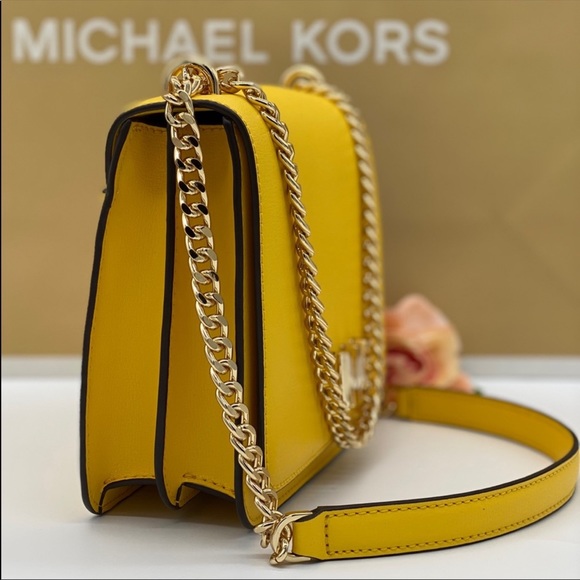MICHAEL KORS MOTT LARGE CHAIN SHOULDER CROSSBODY - Picture 5 of 16